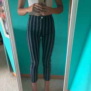 Brandy Melville Striped Tilden Pants